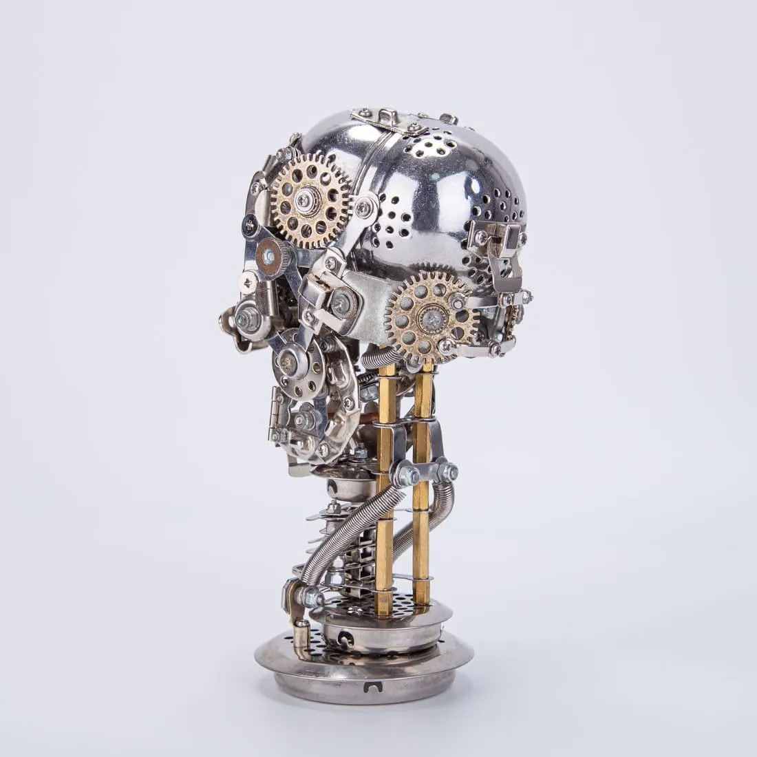 Adults, Mechanical DIY 3D Skeleton Puzzles Model Kits, Steampunk 3D Metal Puzzle Crafts Ornaments Creative Gifts - 200pcs Metal acknowledge rear glimpse asleep wander 3D Puzzle for 