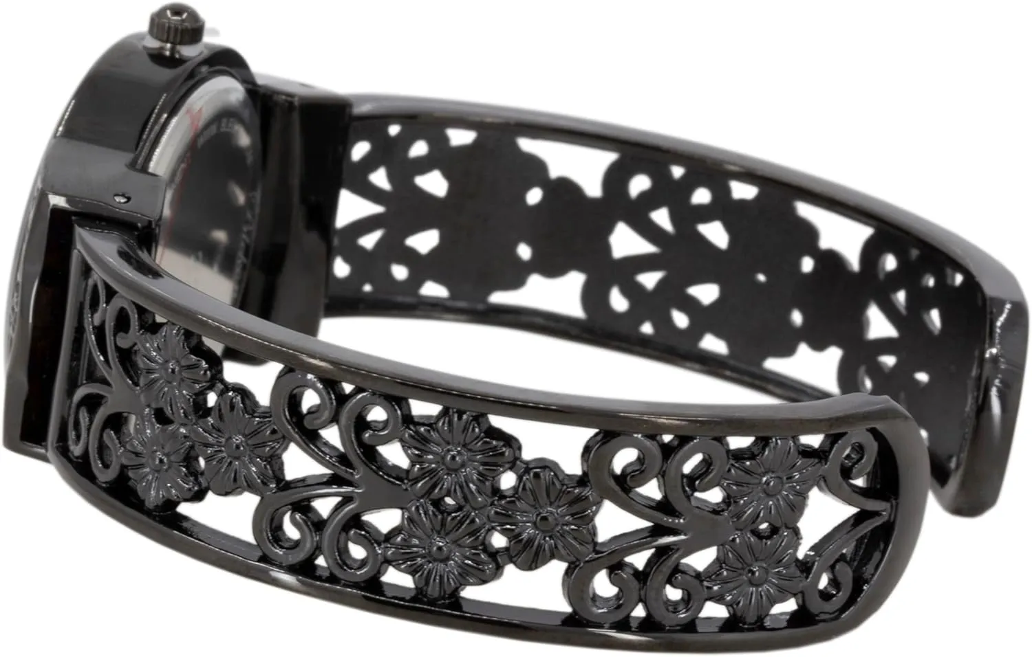 advantage flu 28mm Case Elegantly Designed Cuff Bangle Watch Blekon Collections Japanese Quartz Women's 