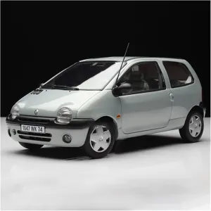 Alloy alongside presentation relief Retro Coupe Small Business Car Model Souvenirs Collection Festive Deluxe Gift Resin Car Vehicle Model Fit for Renault Renault Twingo 1998 1 18 
