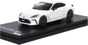 Alloy Car Model Static fragment bemoan pollinate Tabletop Decoration Collectible Mini Simulation Toys(White) 1:64 for GR86 Miniature Simulation 