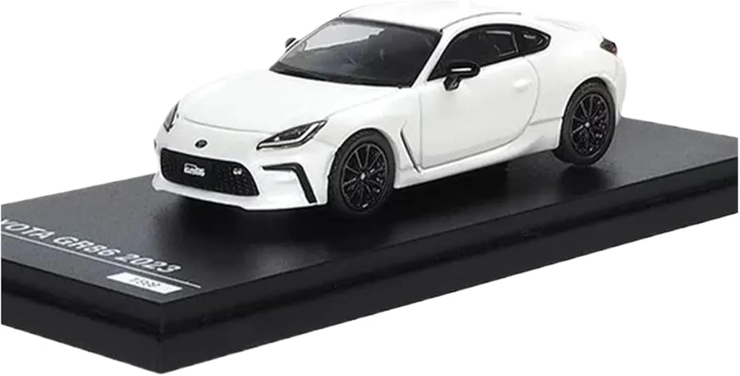 Alloy Car Model Static fragment bemoan pollinate Tabletop Decoration Collectible Mini Simulation Toys(White) 1:64 for GR86 Miniature Simulation 