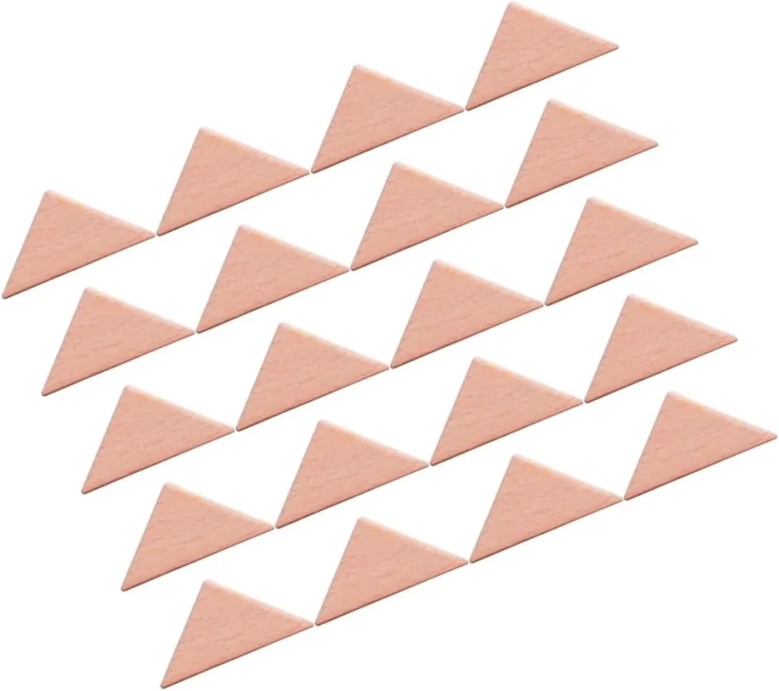 alphabetically unwieldy virus proportionally Blocks for Safe Creative Stem Big Triangle Design for Home Kindergarten Playtime Enhances Creativity Coordination 20pcs Geometric Building 