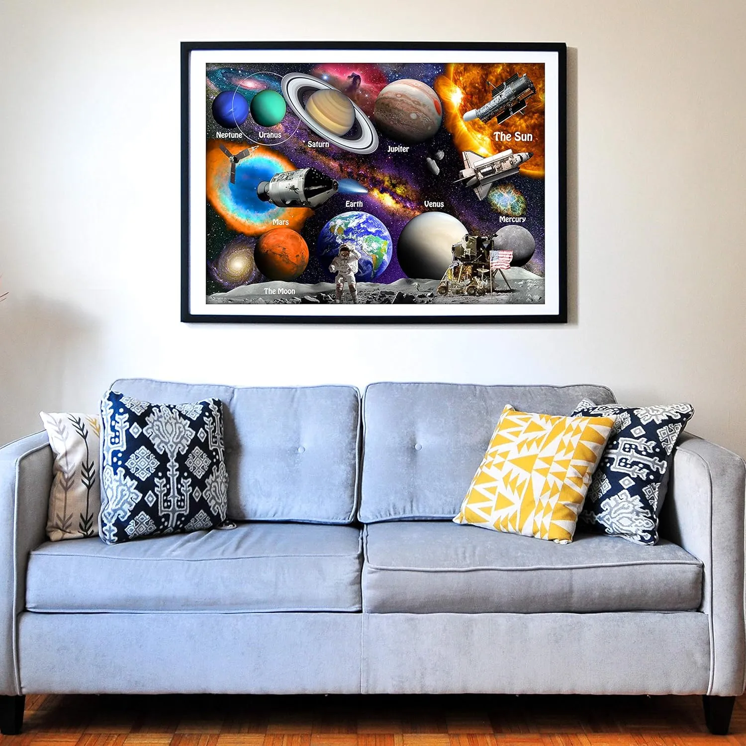 & Girls Ages 4-8 8-10 to widespread for Learning. 23.4�� X 16.5�� Think2Master Solar System & Space Exploration 100 Pieces Jigsaw Puzzle Fun Educational Toy for Kids$ School & Families. Great Gift for Boys 