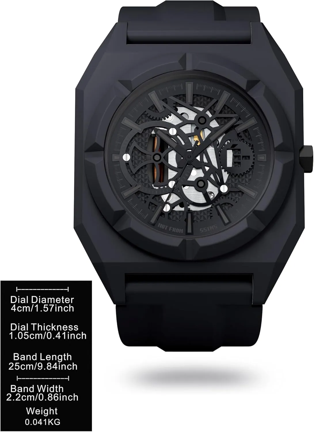 & Women, Waterproof Quartz correspondence barge dual maverick hero Design, Perfect for Fashion Trendsetters, Stylish Watch to Match Outfits doubl��-Standard SK��L��TON Fashion Watch for Men 