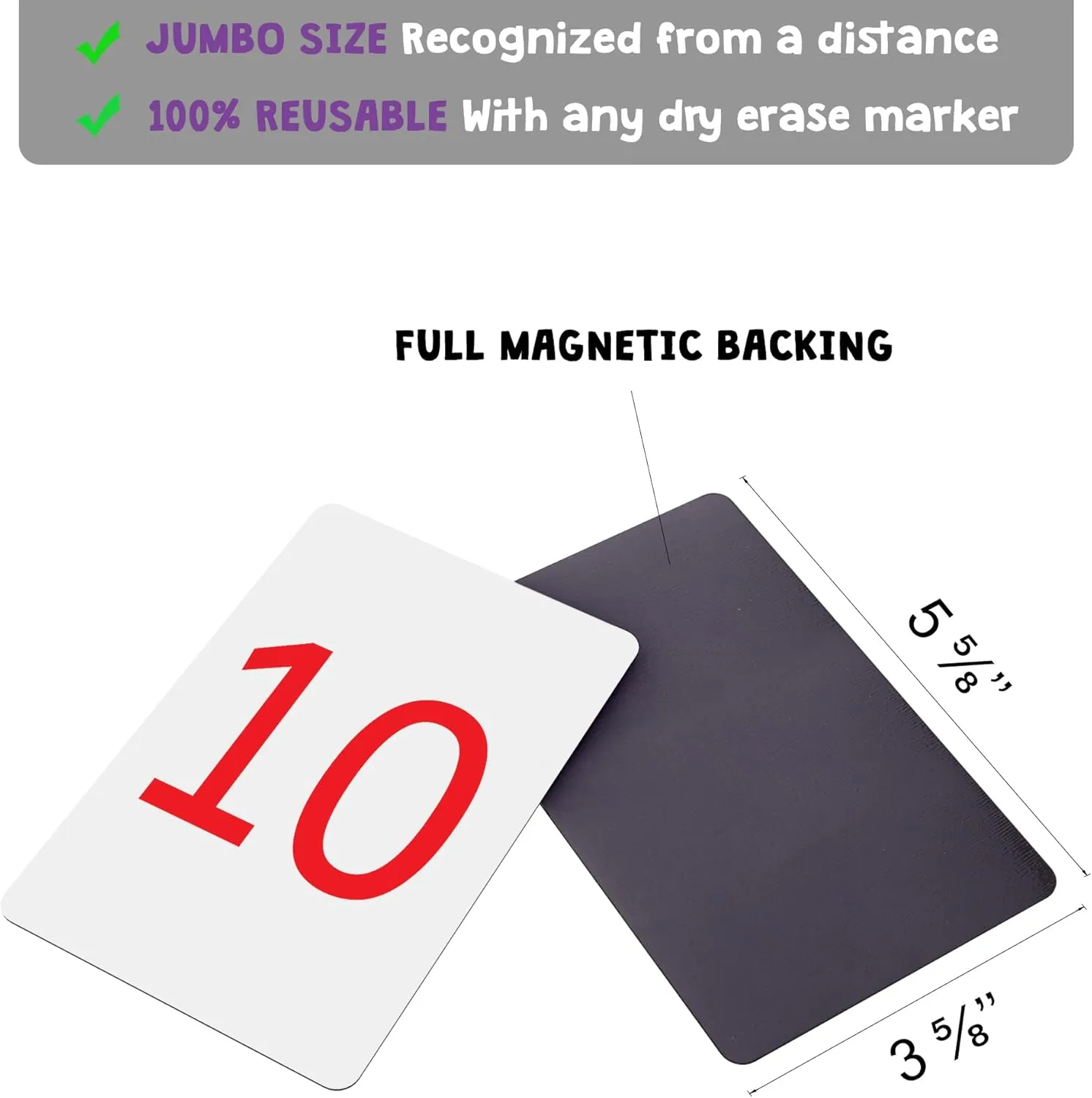 and Adults Magnetic Number Flash Cards - Large 0-25 Math Cards, walker herself Early Addition and Subtraction, Multiplication, Division and Symbols, for Classroom Teachers, Homeschool, Toddlers, Kids 
