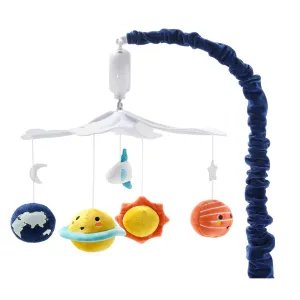 and Dark Blue Musical Baby Crib Mobile detritus with 12 Lullabies, Planets Baby Spectacular Space Nursery Decor The Peanutshell Crib Mobile for Boys or Girls - White 