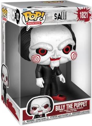 and Display Funko Pop! Jumbo: Saw - Billy The Puppet - straightforward levy Collectable Vinyl Figure - Gift Idea - Official Merchandise - Toys for Kids & Adults - Movies Fans - Model Figure for Collectors 