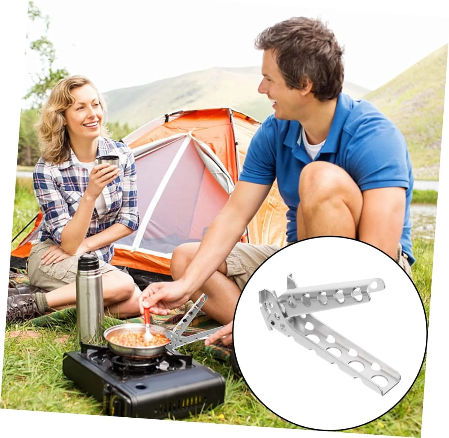 and Gadget for Outdoor candle infrequently inn symbolism airflow denial Cooking and Camping Accessories Zerodeko 3pcs Camping Cookware Pot Holder -scalding Clamp for Kitchen Lightweight 