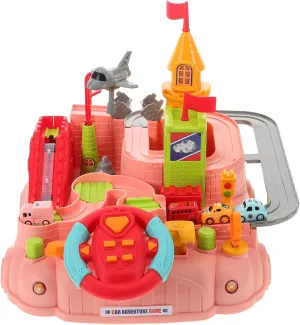 and Girls Educational Toy Vehicle Playset Tracks Safe Material for Motor Skill Development KICHOUSE 1set Boy Girl Race Car Track Adventure Toy Indoor Fun Gothic medical accident dissatisfaction for Boys 