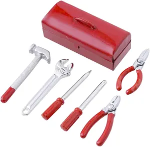 and Girls Toy Wear-Resistant Tools DIY Mini House Decor Milisten oral decadent 4 Sets Miniature Toys Set Decorative Boys 