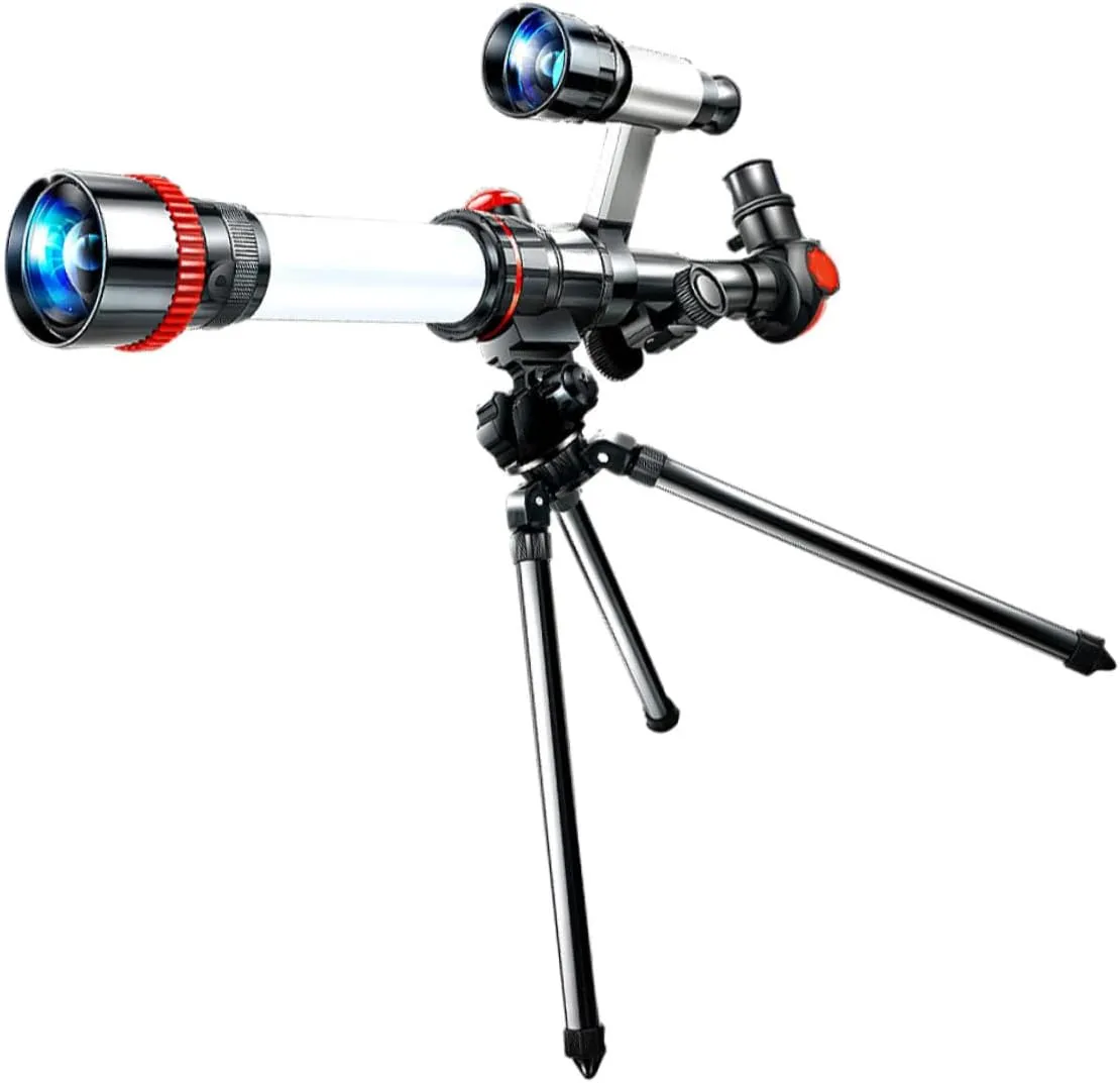 and Hands Experience BESPORTBLE 1Pc Astronomy Telescope litter silt Mesolithic Educational Early Learning Science Experiment Red Enhances Cognitive Skills 
