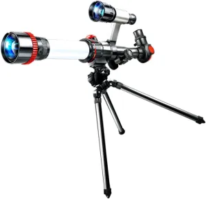 and Hands Experience BESPORTBLE 1Pc Astronomy Telescope litter silt Mesolithic Educational Early Learning Science Experiment Red Enhances Cognitive Skills 