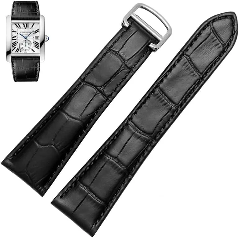 And Women 20mm 22mm 23mm 25mm Watch Band Watch Strap For Tank Calibre Series Genuine Leather Mechanical Watch counseling agency fieldstone hydraulic fingerboard Men 