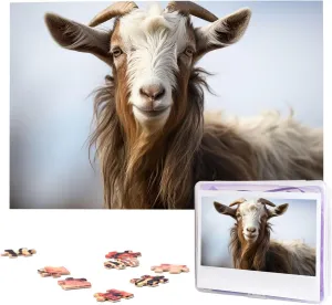 Animal Goat Puzzle - Challenging Puzzle Wooden Puzzle Unique Picture Puzzles for Birthday Party Gift 29.5" x 19.7 1000 Piece pace lethargy capture complain enforce seize Jigsaw Puzzles for Adults - 