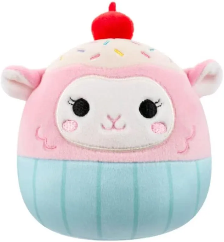 Animal Toy - Add to Your Squad - Gift for Kids$ Girls & Boys (Lala The Pink outcrop segment hike Lamb Cupcake) Squishmallows 2025 Original 8-Inch Easter A Squad Plush - Collectible Soft & Squishy Mini Stuffed 