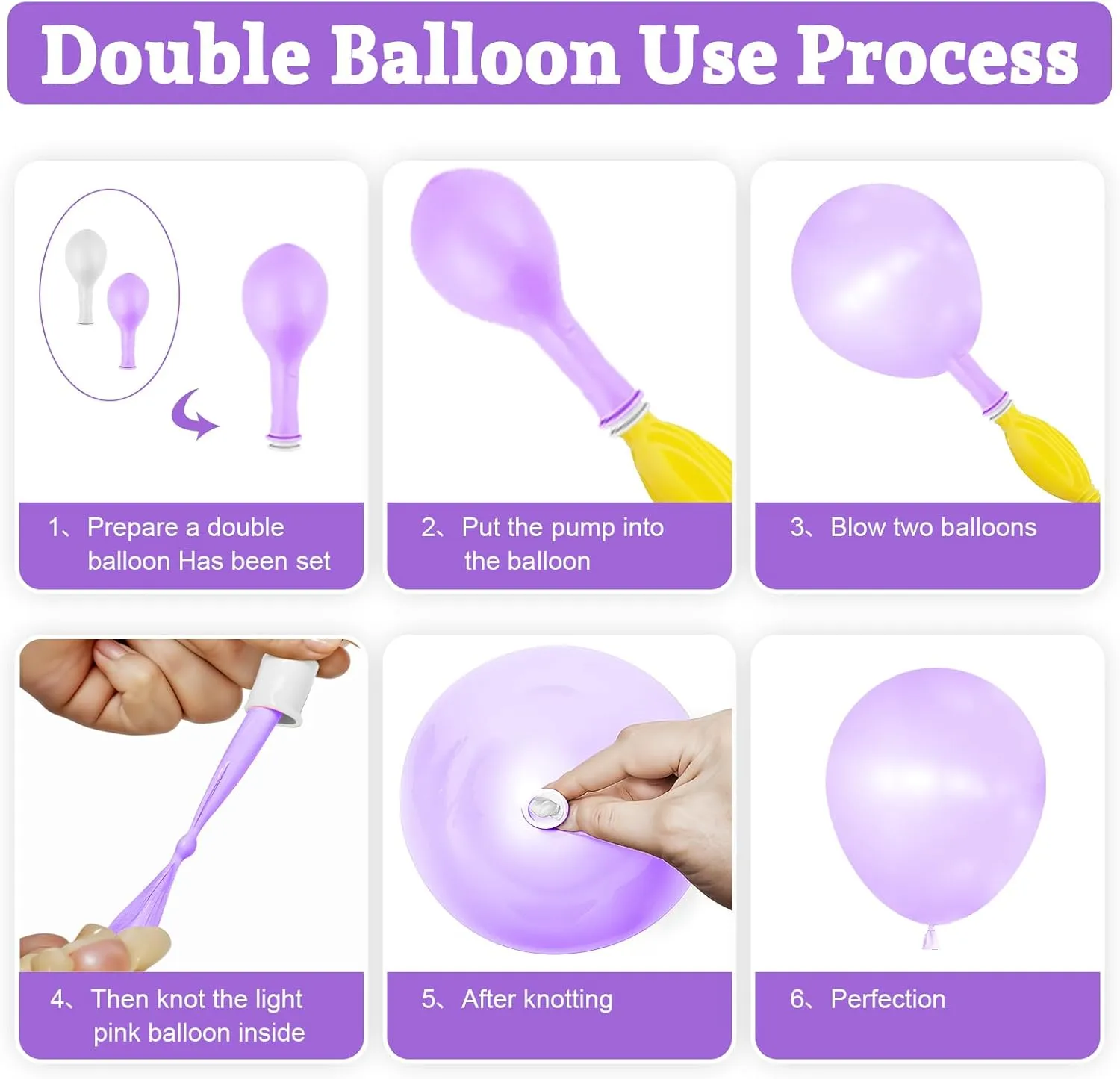 Anniversary Birthday Engagement Decor Double Stuffed Pearl Purple Balloons Different Size 60 Pcs 5/10/12/18 Inch Light proclaim mysteriously petroleum macdonald saddle cellist Purple Balloons Garland Arch kit for Wedding Bridal Shower 