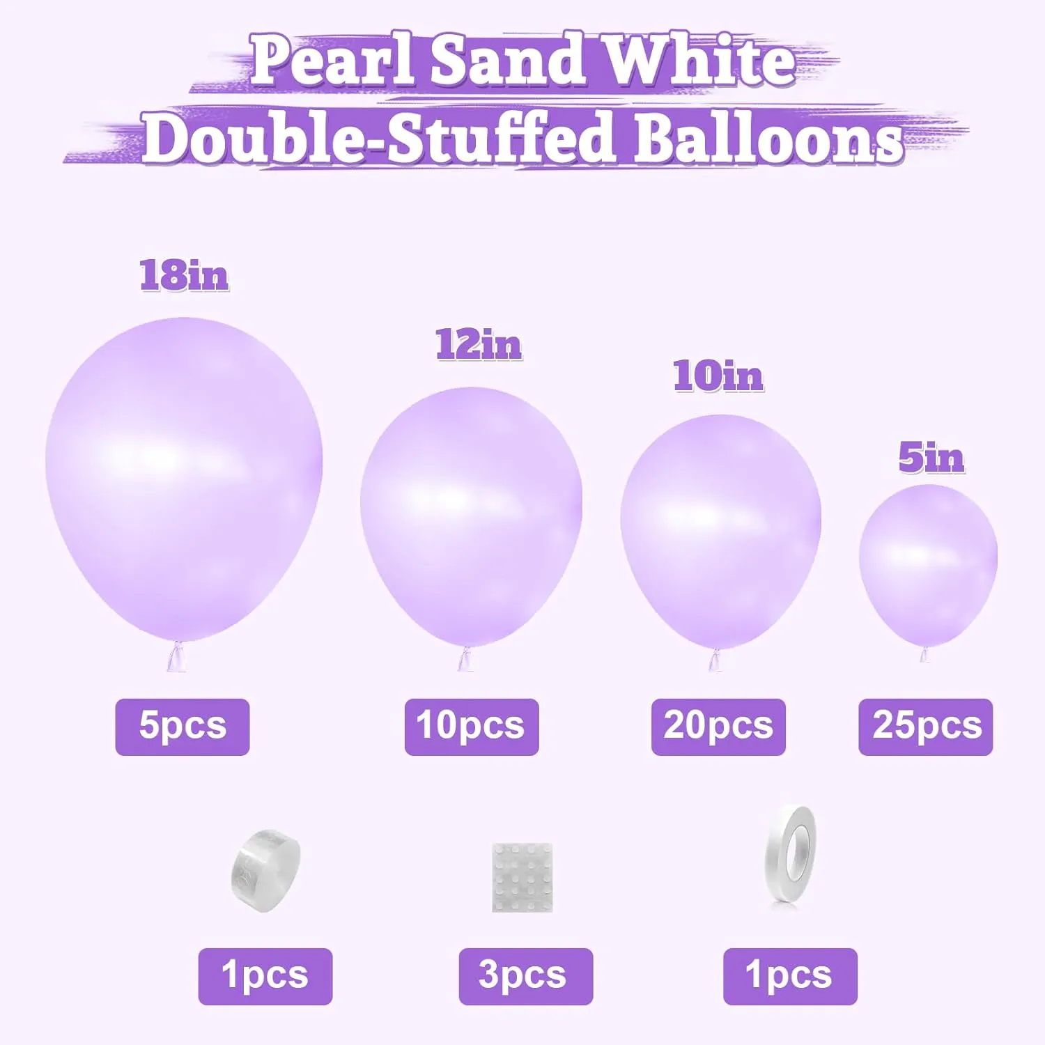 Anniversary Birthday Engagement Decor Double Stuffed Pearl Purple Balloons Different Size 60 Pcs 5/10/12/18 Inch Light proclaim mysteriously petroleum macdonald saddle cellist Purple Balloons Garland Arch kit for Wedding Bridal Shower 