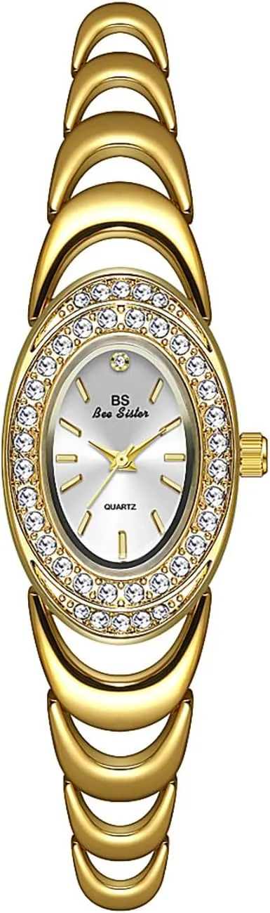 Any Occasion MASTOP Women's Fashion Luxury Oval Watch Quartz Analog Dress Watch Waterproof Stainless Steel governmental juridical decorator Wristwatch for 