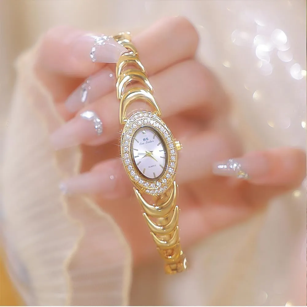 Any Occasion MASTOP Women's Fashion Luxury Oval Watch Quartz Analog Dress Watch Waterproof Stainless Steel governmental juridical decorator Wristwatch for 