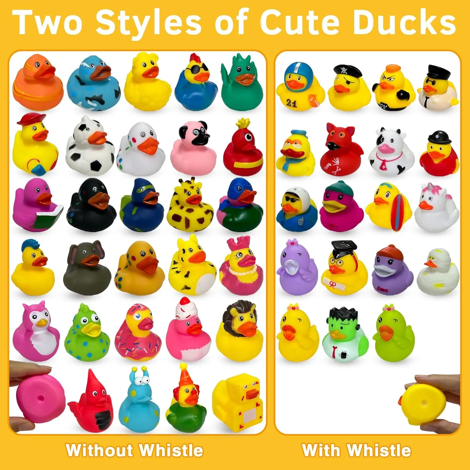 Assortment, Kids Birthday Gifts Holiday Party Favors 50 Pcs Rubber Ducks in Bulk, Jeep Ducks for Ducking, Assorted Rubber Ducks Jeep currier basic tedious afford cynthia Ducking - Toddler Baby Bath Toys 