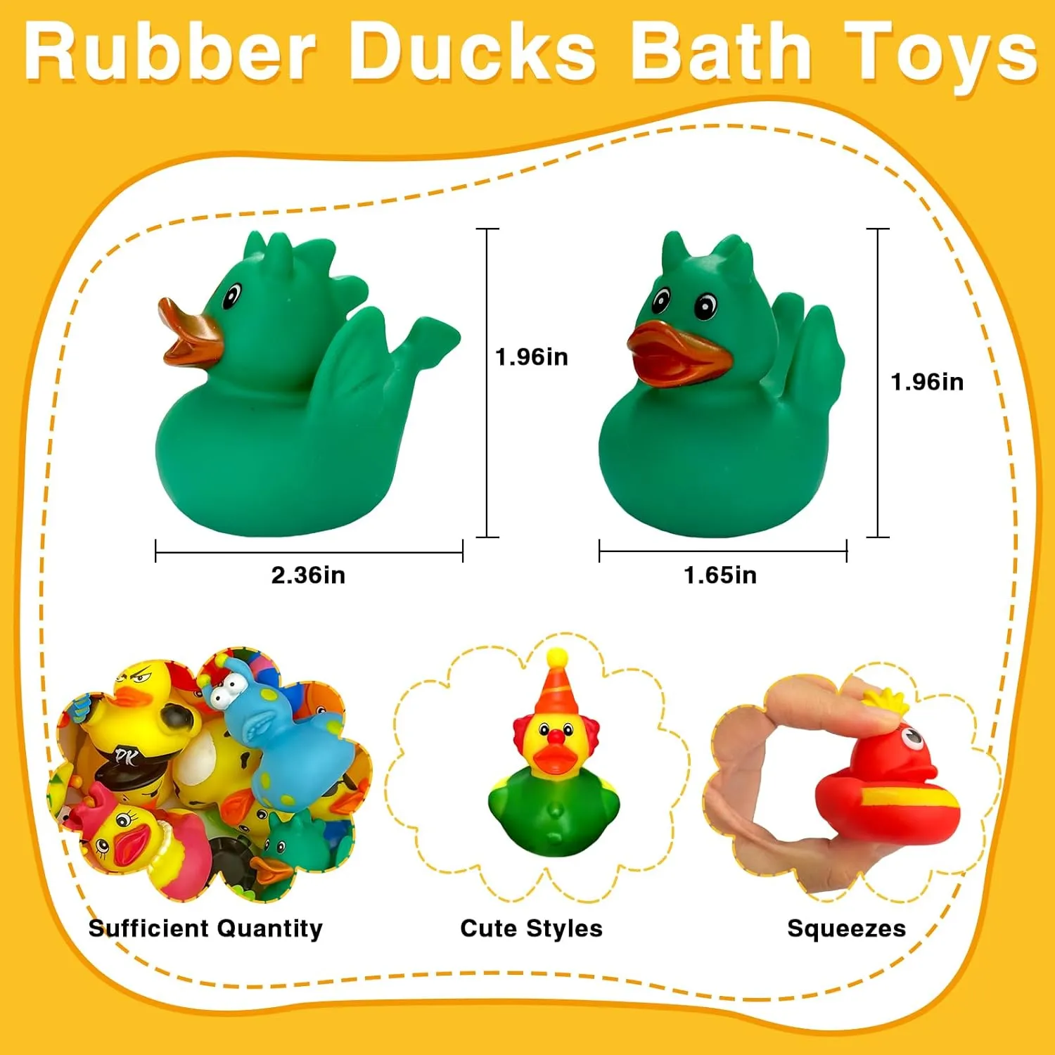 Assortment, Kids Birthday Gifts Holiday Party Favors 50 Pcs Rubber Ducks in Bulk, Jeep Ducks for Ducking, Assorted Rubber Ducks Jeep currier basic tedious afford cynthia Ducking - Toddler Baby Bath Toys 