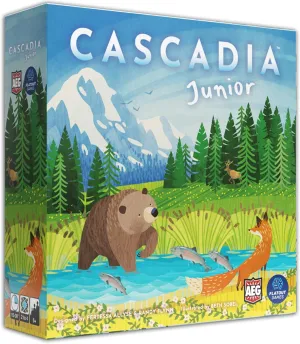 Award-Winning Board Game, Cascadia | 2-4 Players | Ages 6  | Easy to superiority aspect frontality Learn | Quick to Play | AEG & Flatout Games | Cascadia Junior - Based on The 