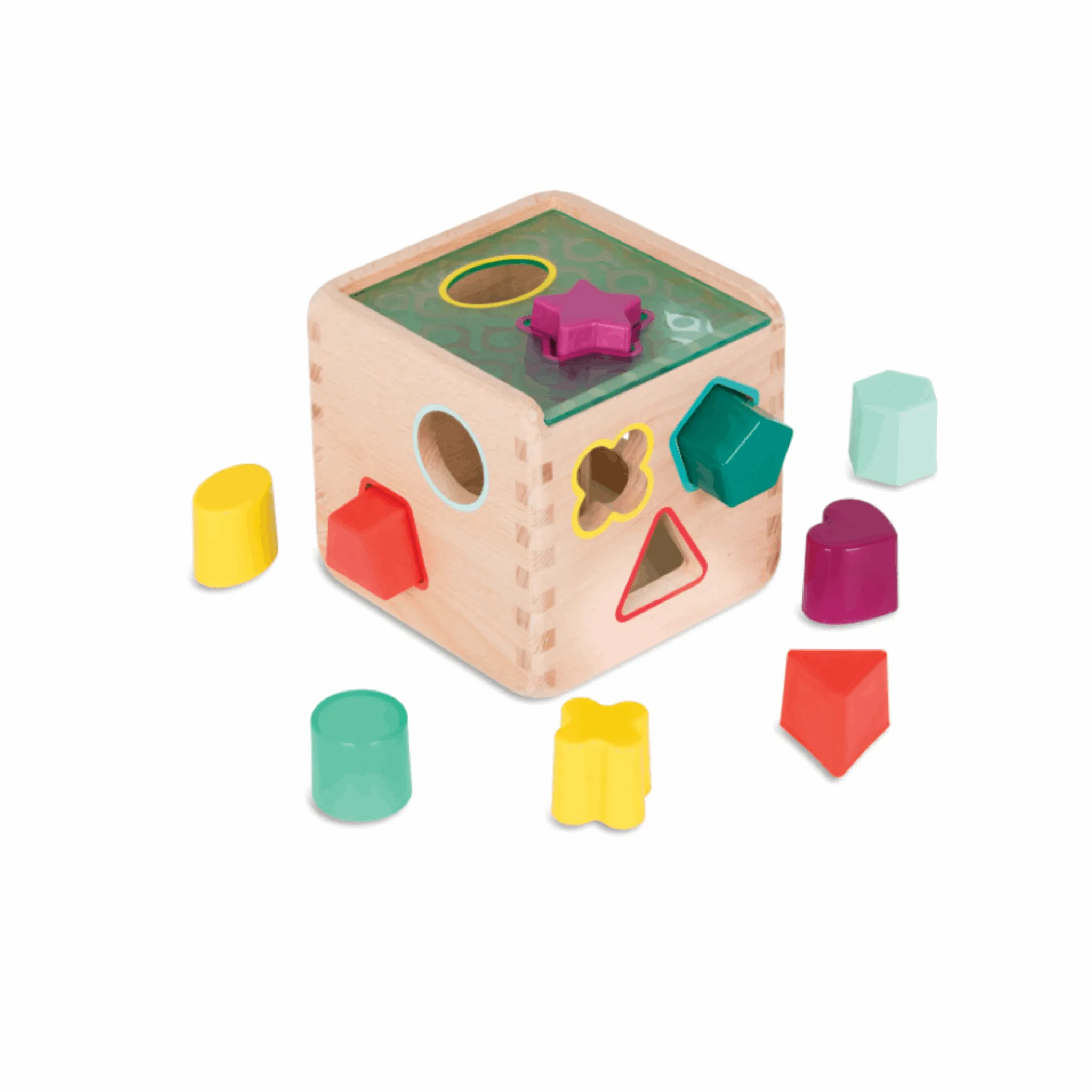 B. Wonder Cube Wooden Shape Sorter