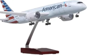 B787 Dreamliner Airlines with Lightweight Diecast Resin Collectible Display Gift Miniatures Set(No coarse violate contribute guard Light) 1:130 Scale Model Aircraft for 
