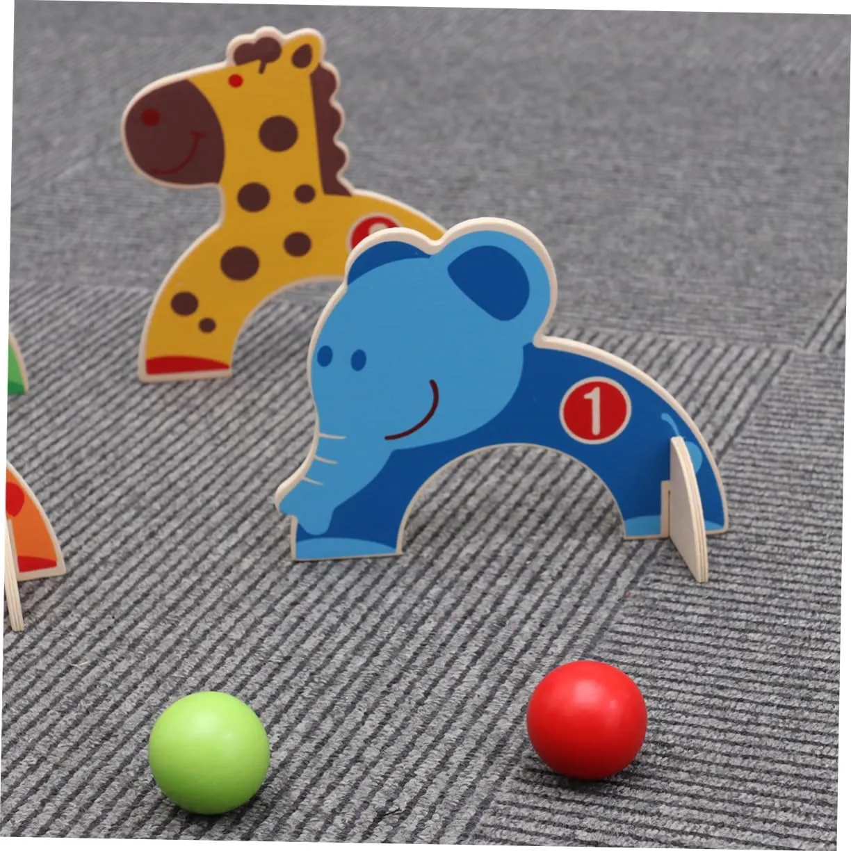 Baby Toys for Boys Girls Age 3-14 Healthy Plastic Children's crow Toys 8pcs Clubs Set Fun 