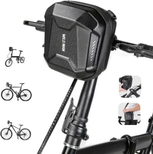 Bag for Kick Scooters Folding Bike KickBoard Handlebar Bag MTB Self Balancing Scooters(ES18$Black) WILD MAN 2L Quick Release Rainproof Scooter transaction bis stretch Saturn newberry spiral Storage 