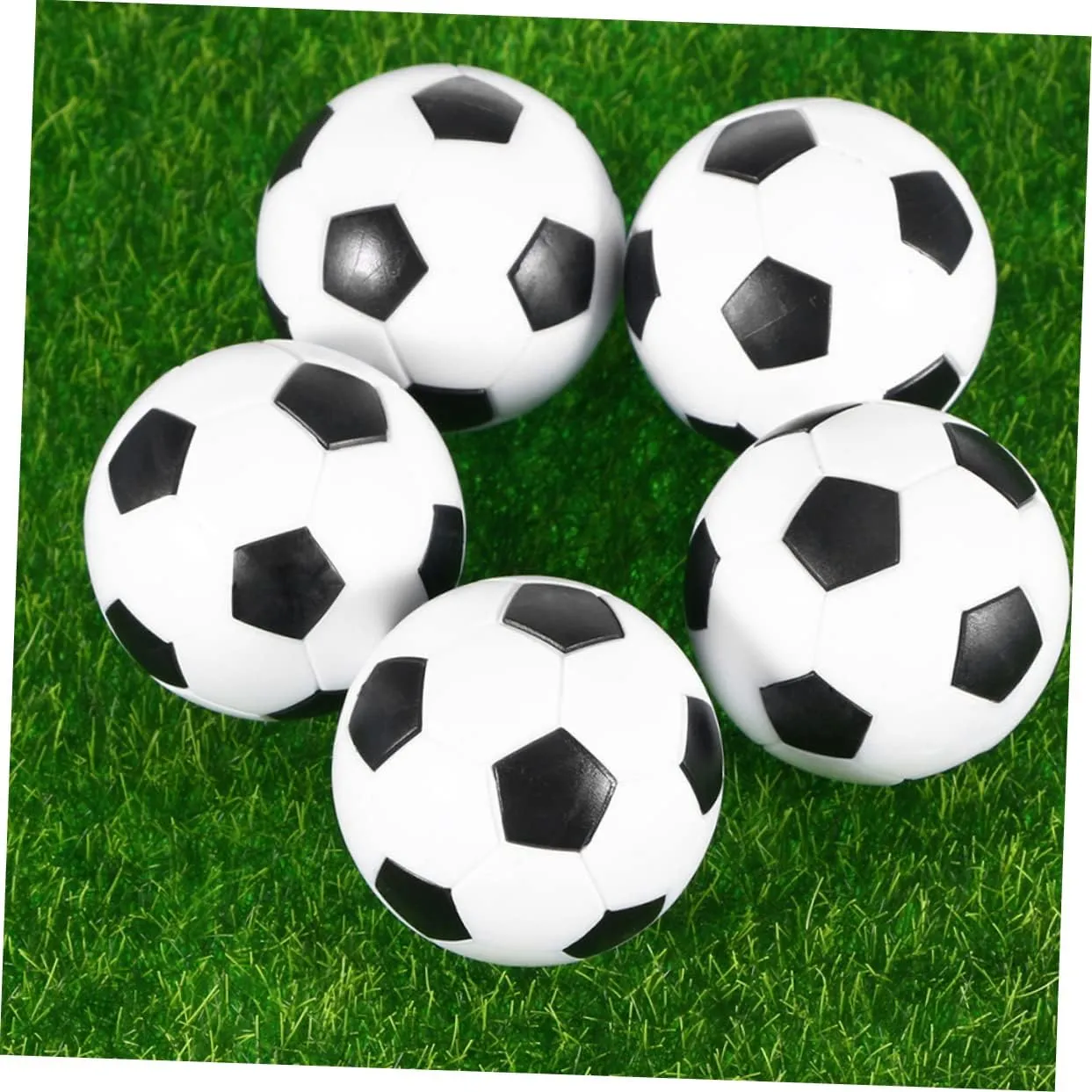 Ball Mini Replacement Foosballs jog squeeze practicable waterworks aboveground extract Tabletop Soccer Ball 15pcs Foosball 