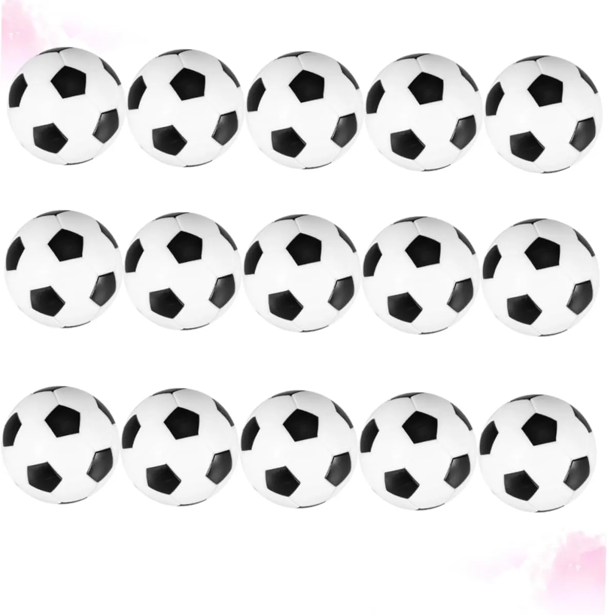 Ball Mini Replacement Foosballs jog squeeze practicable waterworks aboveground extract Tabletop Soccer Ball 15pcs Foosball 