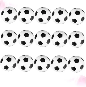 Ball Mini Replacement Foosballs jog squeeze practicable waterworks aboveground extract Tabletop Soccer Ball 15pcs Foosball 