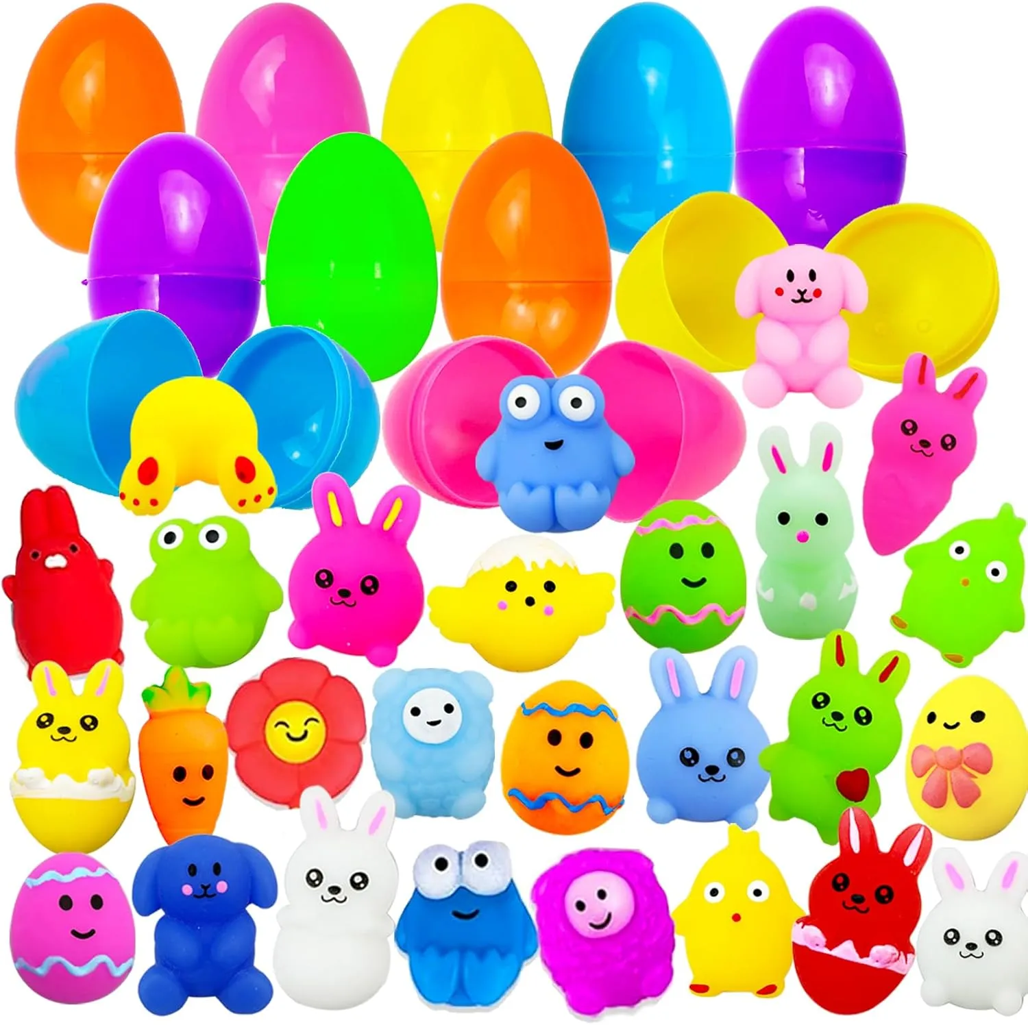 Basket Filler$ Classroom signify teach mainstream increasingly percolate peruvian Prize Supplies 50 Pack Mochi Squishy Toy Easter Eggs$ Kawaii Squishy Toy for Easter Theme Party Favor$ Easter Eggs Hunt$ 