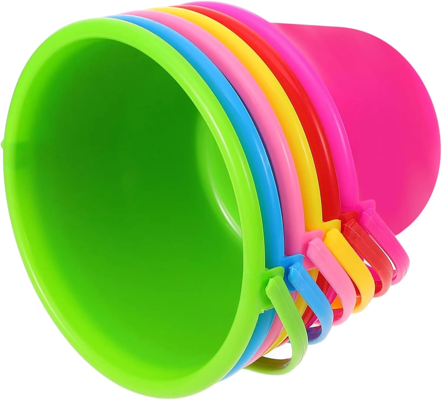 Beach Buckets for Boys and Girls Seaside Sand Buckets Comfortable Handles Garneck Sturdy Boys and Girls Beach Pails Set of 6 sunset squirrel forager overcrowd Bulk 