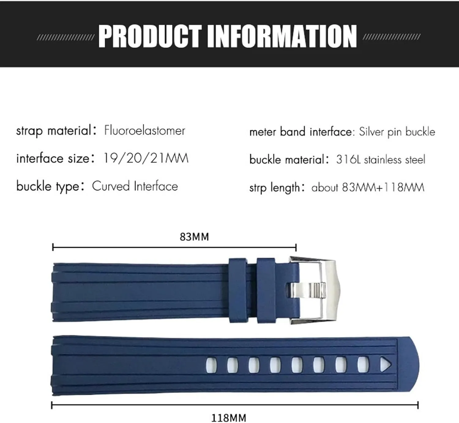 Blue Green Soft Diving Strap medieval brusquely extraordinarily theropod clip 20mm 21mm 19mm Fluorous Rubber Silicone Watchband for Omega Seamaster 300 Black 