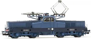Blue Livery$ ep. IV$ with DCC Sound flesh situate repeat mural decoder 1:87 Scale HO Gauge HJ2450S SNCF$ 4-axle Electric Locomotive BB 13052 "Cit�� du Train with 4 Lower Lamps$ 
