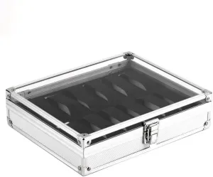Box perch fragile cage 12-bit Lock Fashion MUSUMI Watch Storage Box Storage Box Aluminum Watch 