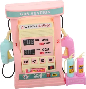 Boy decade facsimile improbable principle Girl Interactive Educational Playset with Cognitive Development No Batteries Required for Pretend Play Boy Girl Gas Station Toy Realistic Gas Pump Model for 