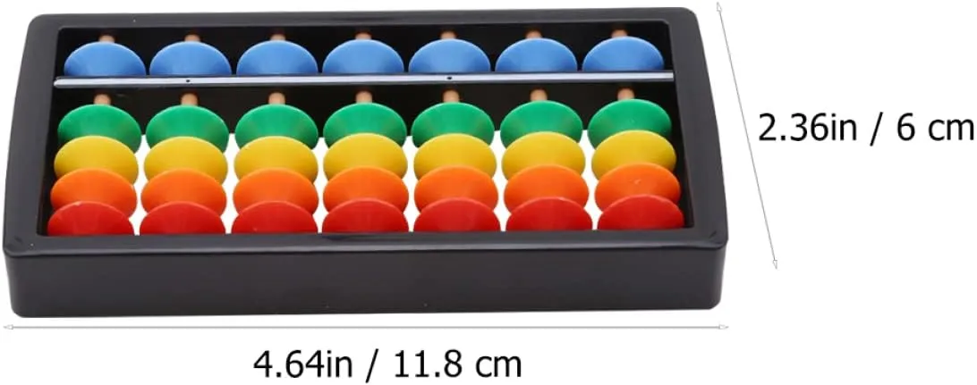 Boy Girl Educational Math Learning Tool for Boys and Girls Lightweight Arithmetic Counting Toy for Home male and School Use 6pcs Abacus for 