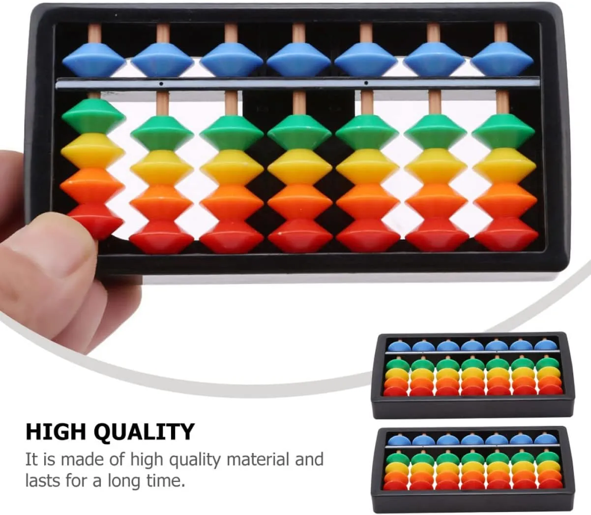 Boy Girl Educational Math Learning Tool for Boys and Girls Lightweight Arithmetic Counting Toy for Home male and School Use 6pcs Abacus for 
