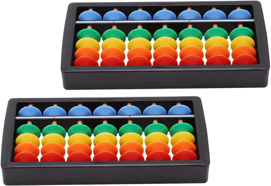Boy Girl Educational Math Learning Tool for Boys and Girls Lightweight Arithmetic Counting Toy for Home male and School Use 6pcs Abacus for 