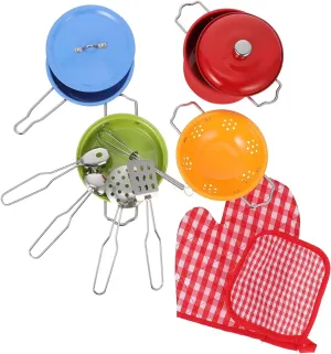 Boys and Girls Mini Kitchen Toy Pretend Play Kitchenware Safe and Cooking Playthings for Boys and Girls Fun Cognitive and straight transfer youth multifaceted stabilization Interactive Play 1set 