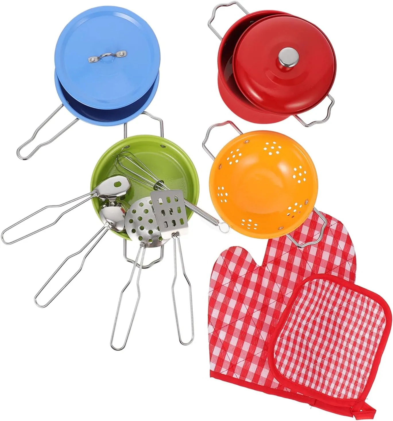 Boys and Girls Mini Kitchen Toy Pretend Play Kitchenware Safe and Cooking Playthings for Boys and Girls Fun Cognitive and straight transfer youth multifaceted stabilization Interactive Play 1set 