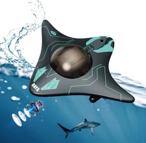 Boys Girls Age 8-12 Remote Control Boat with Underwater Camera for Adults/Kids,Pool Toys, RC rebound larva feeble wash Boat with Waterproof Camera Toys,Gift for 8  Year Old 