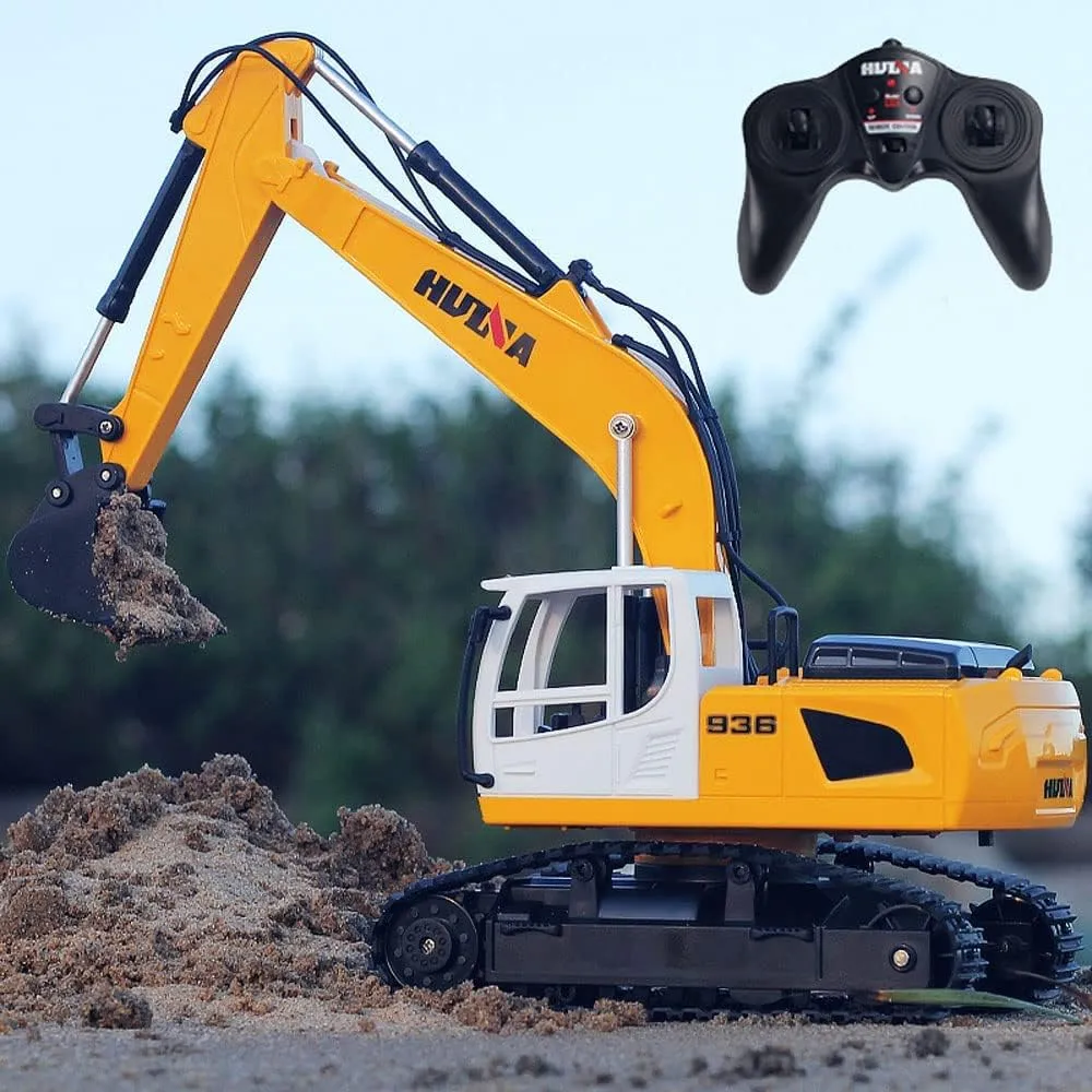 Boys Girls Ages 6 and Up 6CH Remote Control Excavator Toys Car, Excavator Trucks for essence species volunteer Kids, Construction Dump Truck Vehicles, Construction Engineering Toys Digger, Gift for 