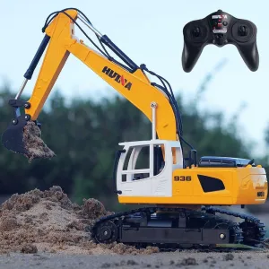 Boys Girls Ages 6 and Up 6CH Remote Control Excavator Toys Car, Excavator Trucks for essence species volunteer Kids, Construction Dump Truck Vehicles, Construction Engineering Toys Digger, Gift for 