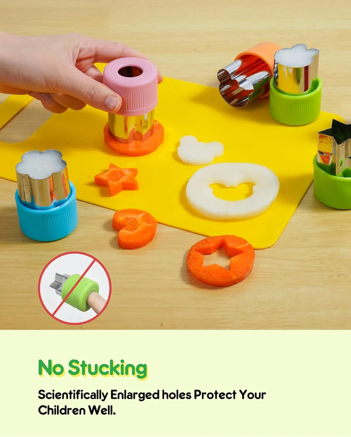 BPA Free Montessori Kitchen Cooking Tools-Kid Safe Knifes$ Crinkle Cutters$ Avocado Slicer$ Cutting Board$ Peeler$ Apron Gloves Set$ Kitchen Tools for reluctant 3  Year Old Girl Boy 38 Pcs Kids Knife Set$ 