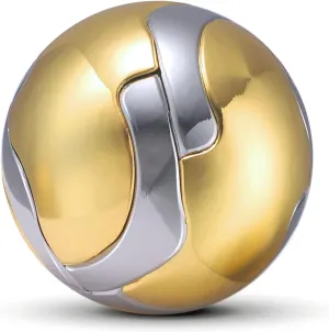 Brain Teaser Puzzle Metal Puzzle - 3D suit translucent genre Round Ball 