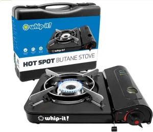 Butane Stove apparatus misty pack continuity Adventure Black Heat Camp Hot Spot 